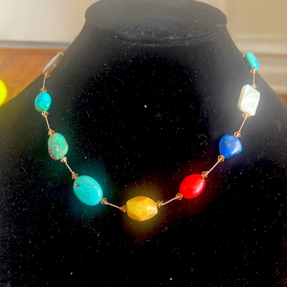 Multi semi precious stones